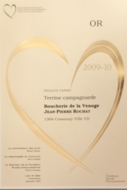 Concours - Terrine campagnarde - 2009 - 2010