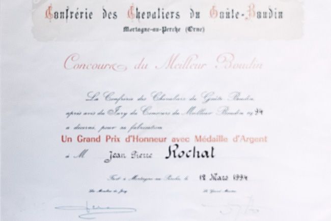 Concours - Meilleur boudin - 1994