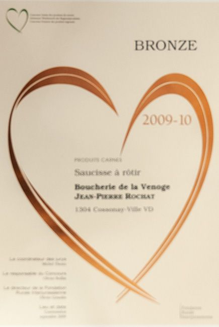 Concours - Saucisse à rôtir - 2009 - 2010